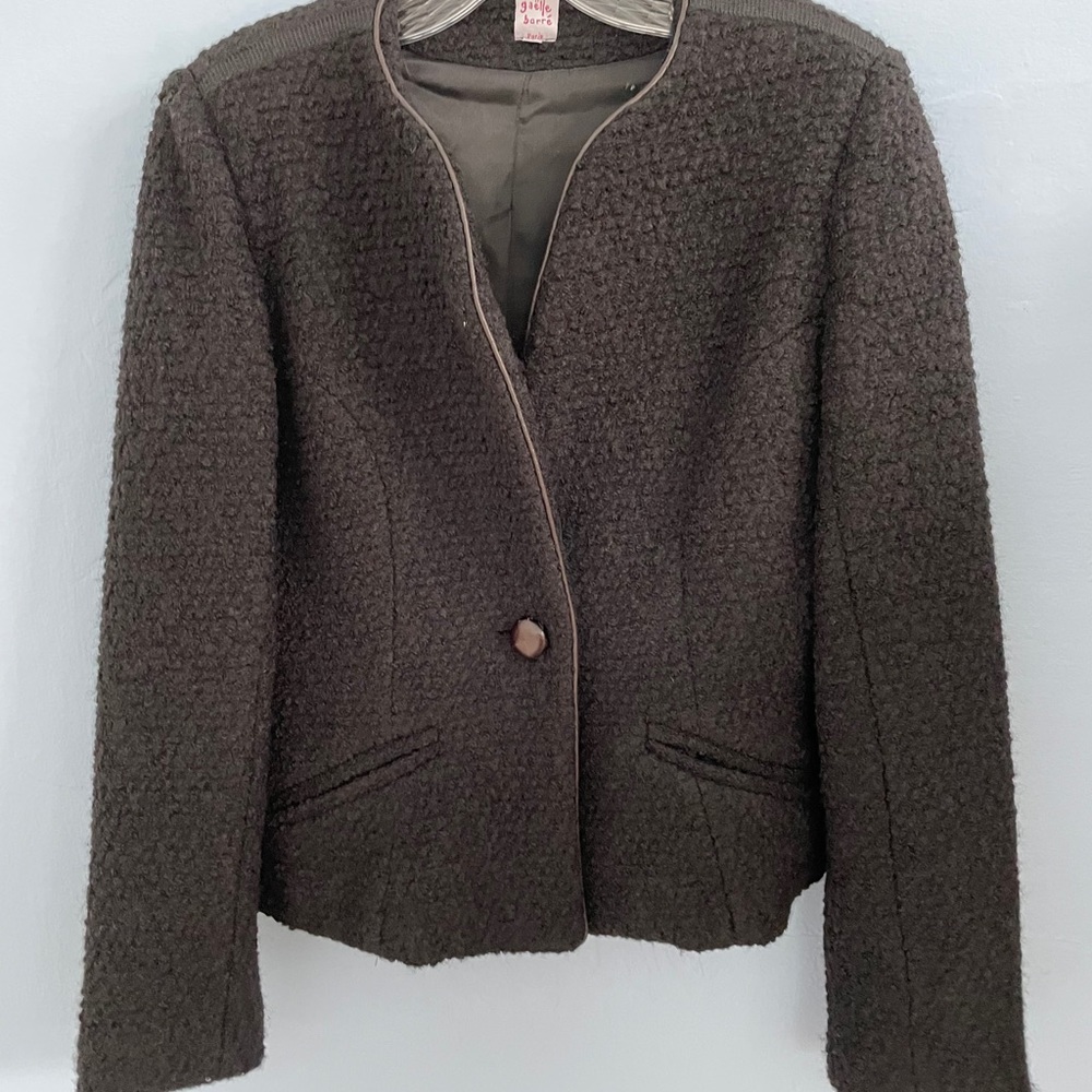 French fitted wool jacket
